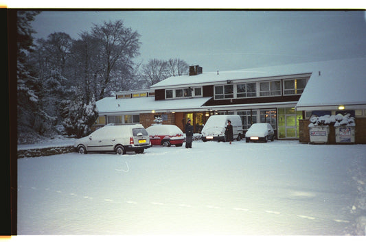 A cold snowy day