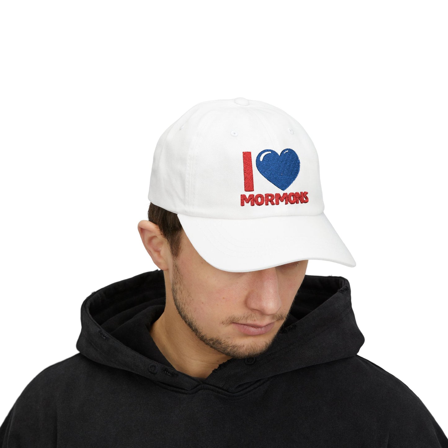 I ♥ Mormons Cougar Blue Classic Dad Cap