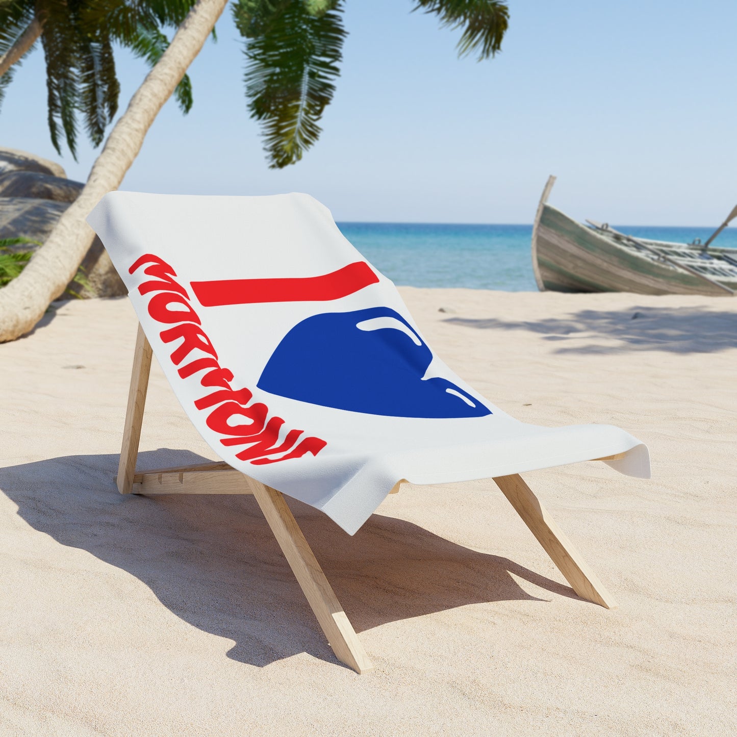 ποΈ I β₯ Mormons β Cougar Blue Heart Beach Towel (30" Γ 60")