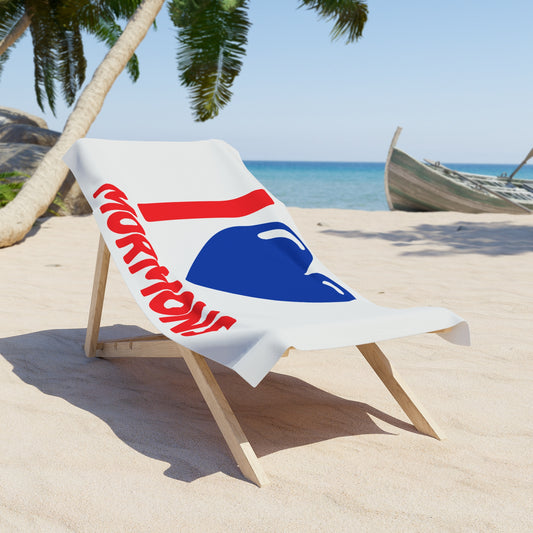 🏖️ I ♥ Mormons – Cougar Blue Heart Beach Towel (30" × 60")