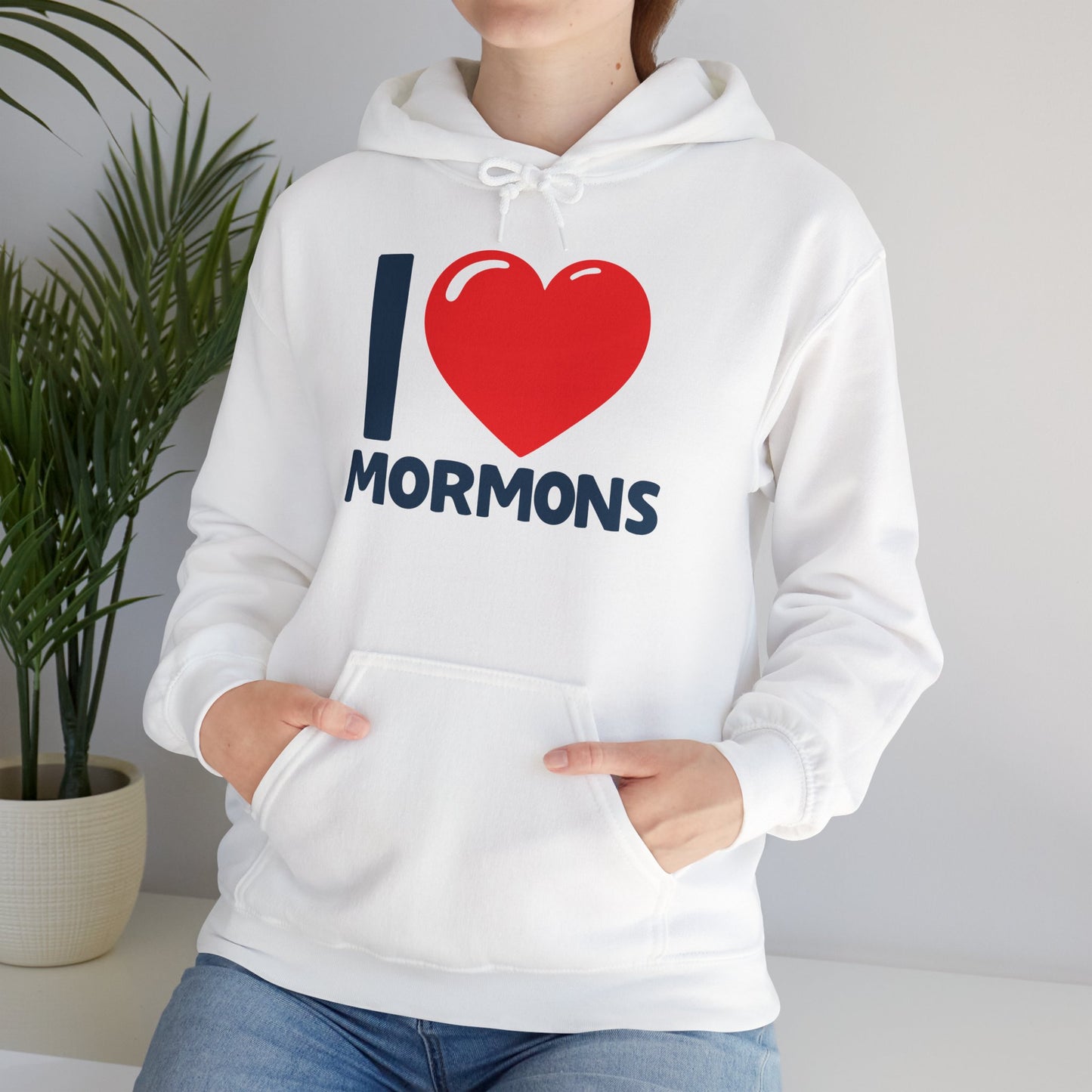 I ♥ Mormons Unisex Heavy Blend™ Hooded Sweatshirt