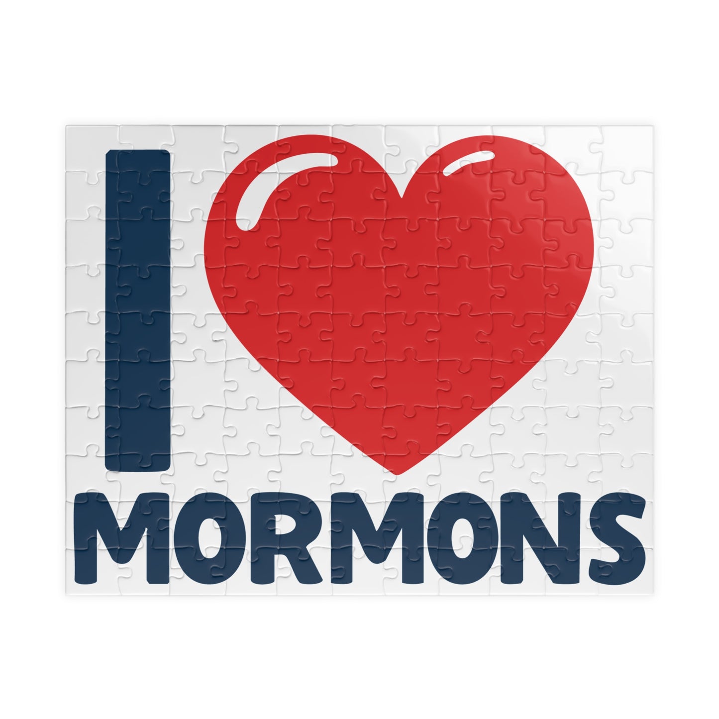I ♥ Mormons 110 Piece Jigsaw Puzzle
