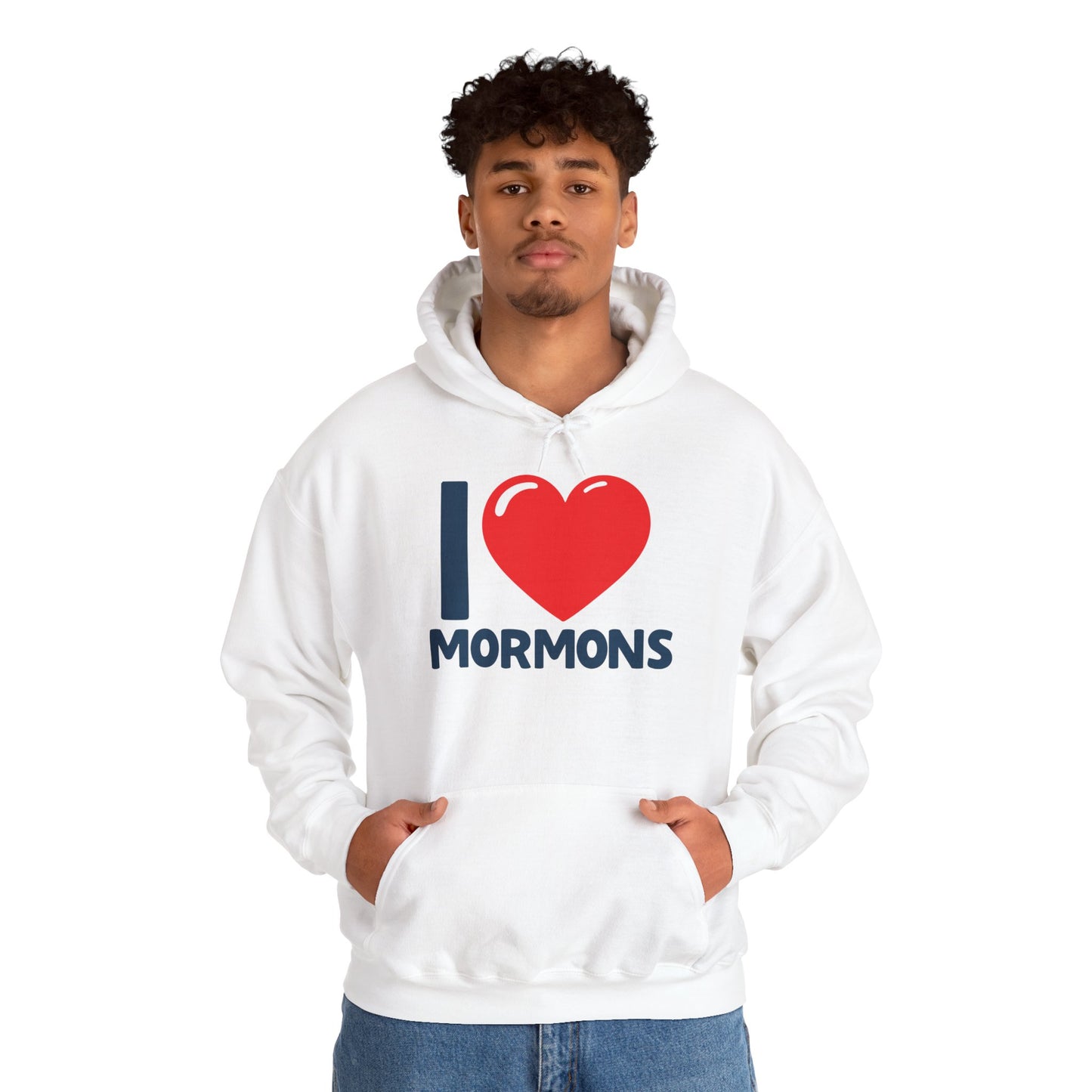 I ♥ Mormons Unisex Heavy Blend™ Hooded Sweatshirt
