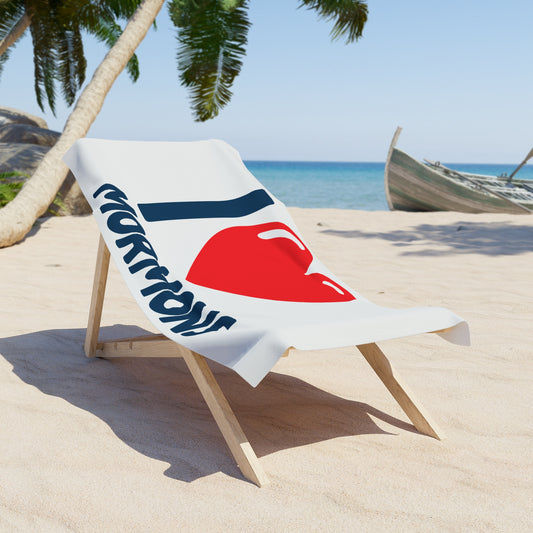 🏖️ I ♥ Mormons Beach Towel – 30" x 60" of Soft, Faithful Fun