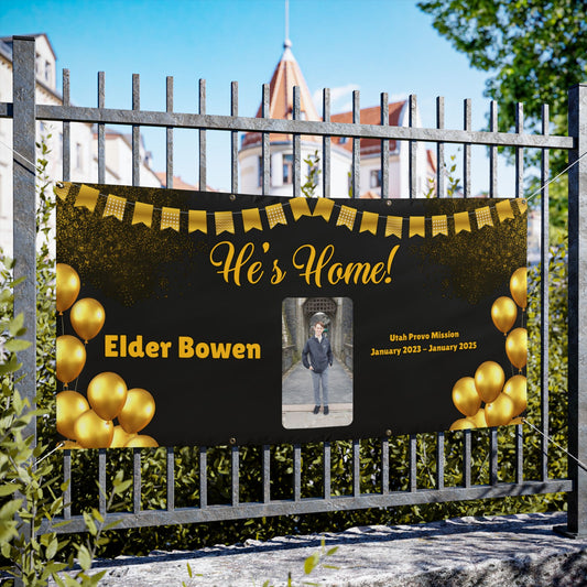 Custom Printed Banners - Perfect for Mission Calls, Farewells, and Homecomings! - Upload Your Own Design